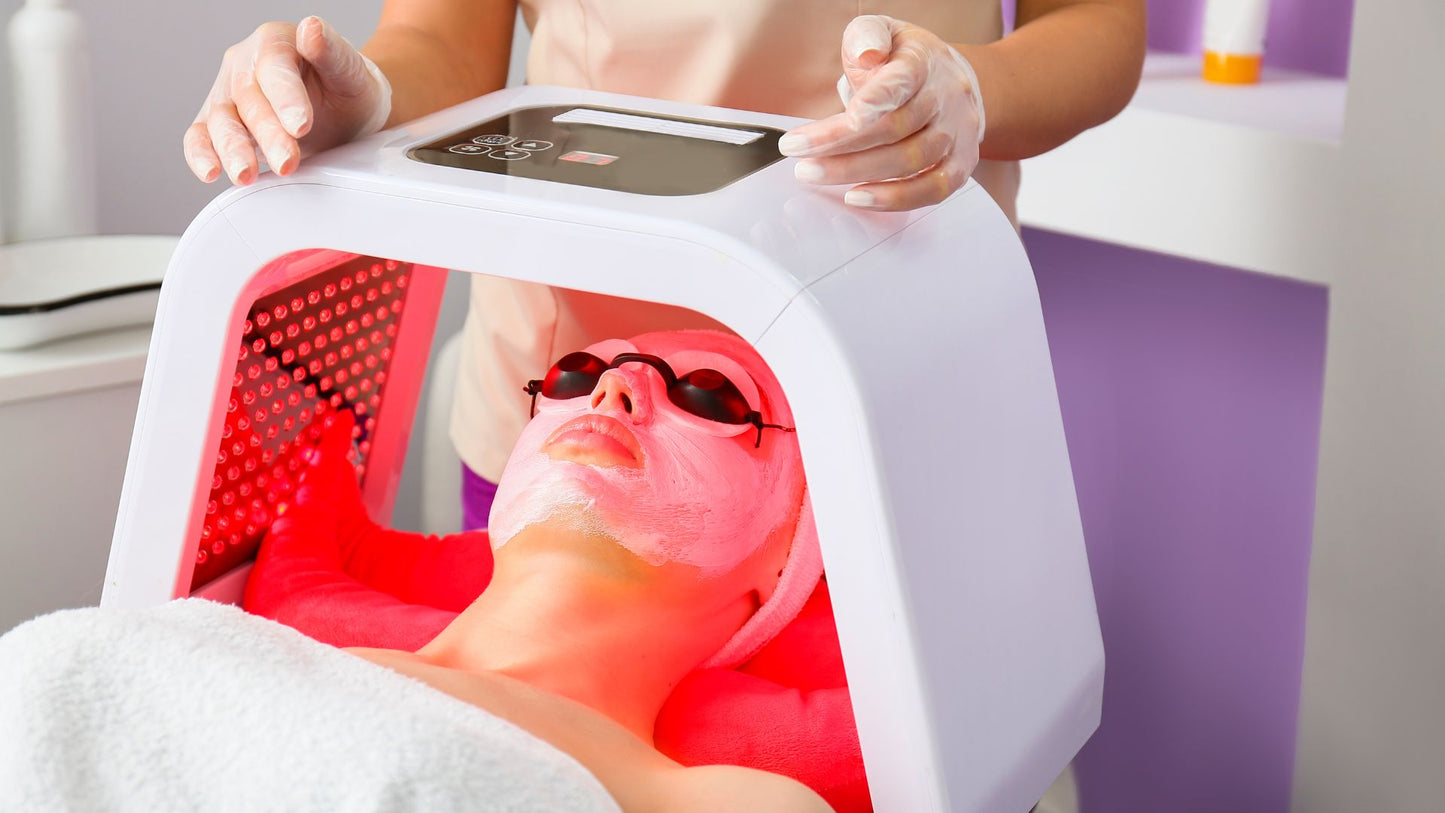 Express Glow Facial + Light Therapy